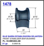 BUJE BARRA 20MM MONDEO